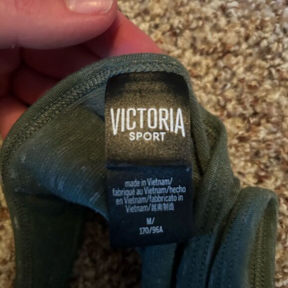 Victoria Sport Sheer Sleeveless Tank Top Size Medium - Picture 6 of 7